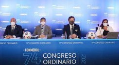 El presidente de la Confederación Suramericana de Fútbol Alejandro Dominguez se pronunció a la Fifpro.