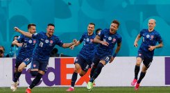 Eslovaquia dio la sorpresa en su estreno en la Eurocopa 2020