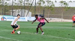 Entrenamiento de la selección Colombia 