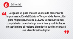 Editorial: Atención al éxodo venezolano