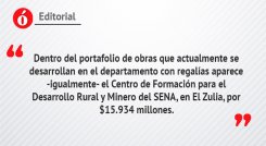 Editorial: Recursos de regalías