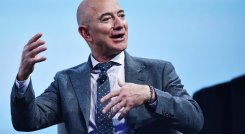 Jee Bezos, creador de Amazon. Foto AFP