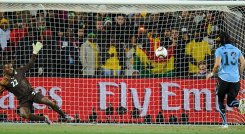Abreu es recordado por un gol a lo 'panenka' en los cuartos de final del Mundial de 2010. 