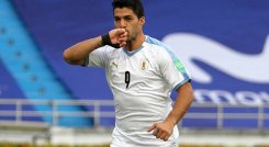 Luis Suárez, delantero de la Selección Uruguay