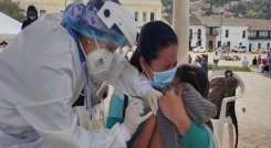 Las jornadas se adelantan en el parque principal de Pamplona.  / Foto: Cortesía