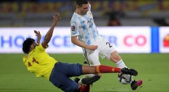 Argentina vence parcialmente a Colombia en Barranquilla. 
