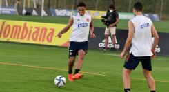 Entrenamiento de la selección Colombia 