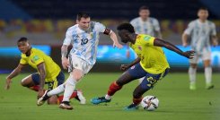 Argentina llegó a 12 puntos en la eliminatoria y escolta al líder Brasil./Foto: AFP