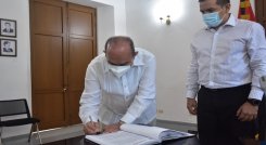 Héctor Parra se posesionó nuevamente como rector de la UFPS./Foto: cortesía