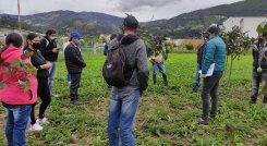 ISER empezó a fortalecer los procesos productivos con 12 campesinos. / Cortesía 