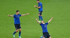 La experiencia italiana en estas lides resultó clave para decantar el partido en su favor. / Foto: AFP
