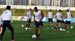Entrenamiento de la selección Colombia