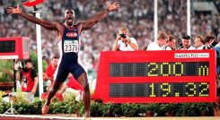 El atleta estadounidense Michael Jhonsson,  fue una de las figuras de los Juegos