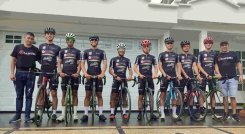 Equipo Team Saavedra de Cúcuta escuadra joven en la Vuelta del Gran Santander Bicentenario