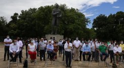 Los integrantes de la Coalición de la Esperanza estuvieron ayer en Cúcuta. /Foto Juan Pablo Cohen