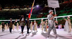 Ceremonia inaugural de Tokio 2020. 