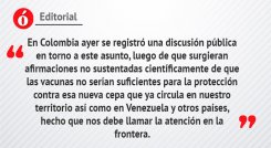 Editorial: Cuidado con delta