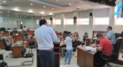 Por ausencia de 10 concejales tuvo que suspenderse un control político./Foto: cortesía