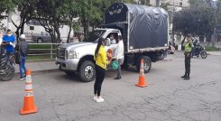 La alcaldía dispone de un equipo que está encargado de regular la movilidad. /Cortesía