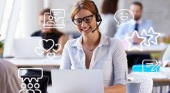 La operación de Servicio al Cliente de Amazon en Colombia abrió en 2018 con 500 empleados, y hoy en día cuenta con más de 2.500 colaboradores especializados. / Foto: Cortesía