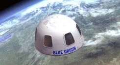 Con Jeff Bezos a bordo, Blue Origin hizo su primer vuelo espacial con humanos./Foto: tomada internet