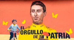 Mural de Egan Bernal.