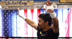 El boxeador filipino Manny Pacquiao, hoy senador de su país, subirá de nuevo al cuadrilátero.