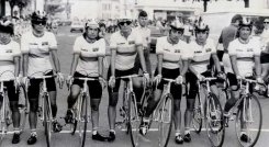 En la década de los años 80, este fue uno de los primeros equipos de ciclismo femenino que tuvo Colombia y el cual participó en el Tour de Francia en 1986. (Foto Cortesía de Mundo Ciclístico).