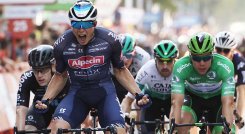 El belga Jasper Philipsen ganó al esprint este miércoles la quinta etapa de la Vuelta a España disputada entre Tarancón y Albacete