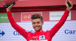 El noruego Odd Christian Eiking (Intermarché-Wanty), se vistió de líder de la Vuelta a España.