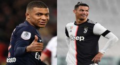 El francés Kylian Mbappé y el portugués Cristiano Ronaldo son codiciados por dos grandes clubes europeos. 