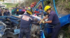 Accidente de tránsito.
