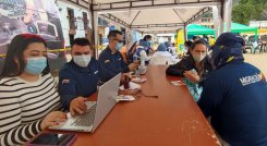 La actividad se desarrolló en el parque principal de Pamplona. Foto Cortesía/La Opinión.