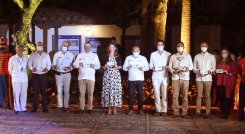 La instalación del Congreso Bicentenario se hizo en la Casa Natal del General Santander, por parte de la vicepresidenta, Marta Lucía Ramírez. / Foto Jorge Iván Gutiérrez-La Opinión