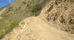 La carretera duró cerrada 19 días. Foto: Cortesía/La Opinión