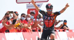 Damiano Caruso ganó la novena etapa de la Vuelta a España. 