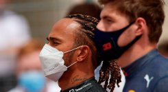 Lewis Hamilton y Max Verstappen