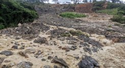 El Consorcio Vías Colombia 063 está encargado para el arreglo de los daños en esta vía tan importante. / Cortesía/ La Opinión 