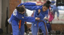 Valentina Rubio y Laudy Remolina son figuras del judo nortesantandereano.