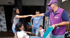 Juan Carlos Echeverry estuvo en Cúcuta recogiendo firmas para su candidatura presidencial./Foto cortesía para La Opinión
