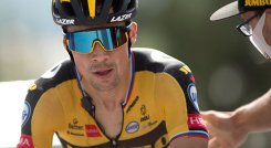 Primoz Roglic en la Vuelta a España 2021. 
