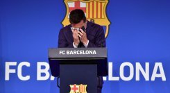 El planeta fútbol esperaba con impaciencia el discurso de Messi desde el anuncio el jueves de su marcha del Barça: / Foto: AFP