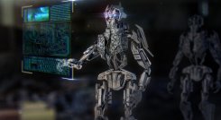 Los robots son una atracción