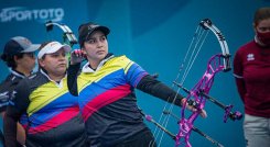 La arquera colombiana Sara López, obtuvo su tercera medalla en el Mundial de tiro en Dakota del Sur
