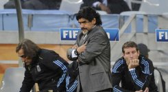 Diego Armando Maradona exastro del fútbol argentino, fallecido en noviembre de 2020