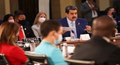 Maduro expresó, además, que el diputado Jorge Rodríguez posee pruebas de los planes de Colombia para "atacar a Venezuela", / Foto AFP
