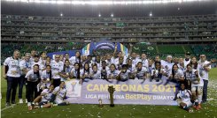 Deportivo Cali femenino campeón de la liga 2021. 