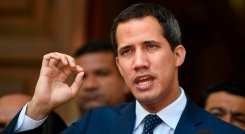 La eliminación de estas sanciones económicas será posible “de cara al cumplimiento de un acuerdo”, dijo Guaidó en una entrevista con el diario Reforma. / Foto: AFP