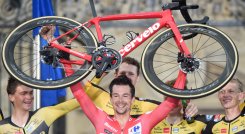 Primoz Roglic está ahora a un título del hombre con más títulos en la Vuelta, Roberto Heras. / Foto: AFP
