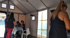 Con la implementación de inmunizaciones por grupos etarios, la afluencia de pacientes a los centros se ha incrementado de forma significativa./Cortesía 